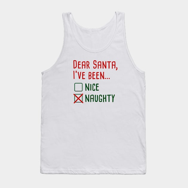 Dear Santa Tank Top by VectorPlanet